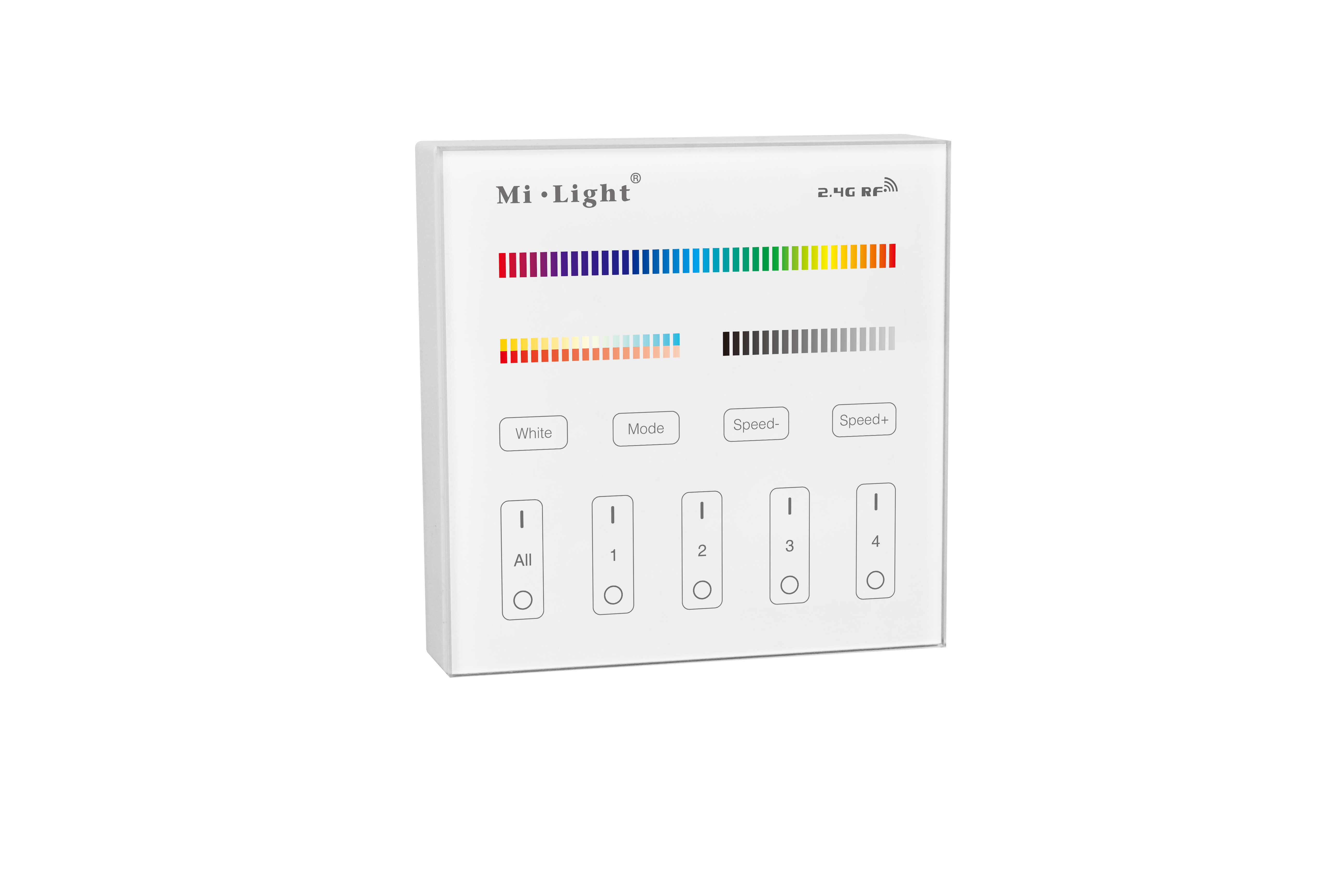 MI-LIGHT B4 RF nástěnný ovladač pro RGB + CCT pásky- baterie