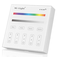 MI-LIGHT B3 RF nástěnný ovladač pro RGB/RGBW pásky- baterie