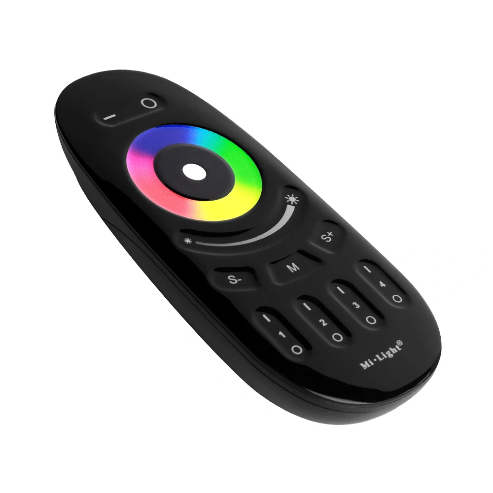 MI-LIGHT ML096B RF ovladač proMi-Light ML096B RF ovladač pro LED pásky RGB/ RGBW 4 zóny- černý