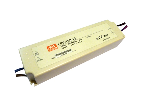 Spínaný zdroj LPV 100 W / 12 V Mean Well