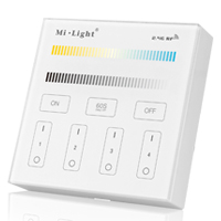 MI-LIGHT B2 RF nástěnný ovladač pro CCT pásky- baterie