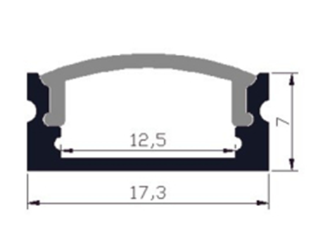 LED profil MIKRO WIDE UP