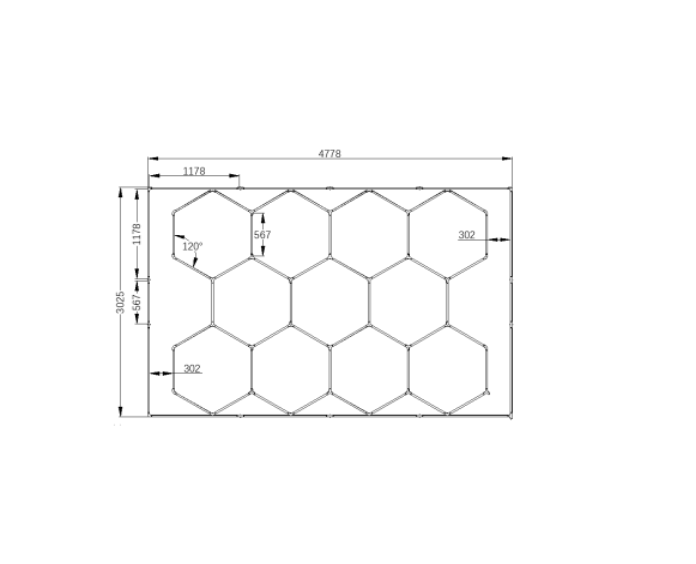 HEXAGON - LED light