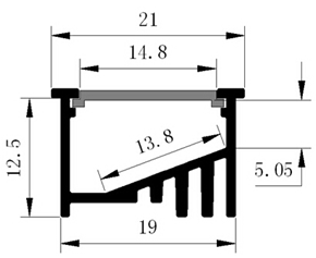 LED profil CORNER UNI