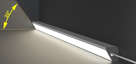 LED profil rohový 60/30° CORNER 60/30°
