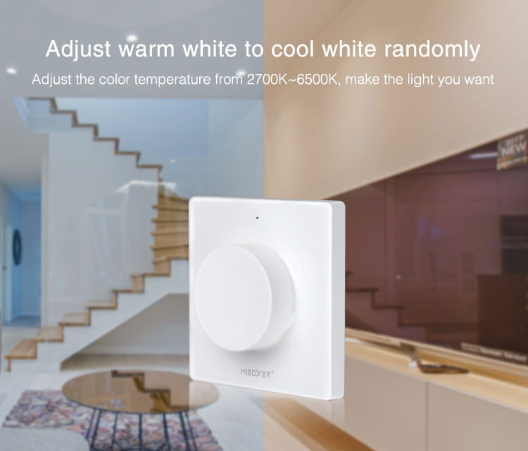 MI-LIGHT K1 RF ovladač pro jednobarevné a CCT LED