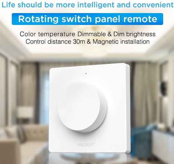 MI-LIGHT K1 RF ovladač pro jednobarevné a CCT LED