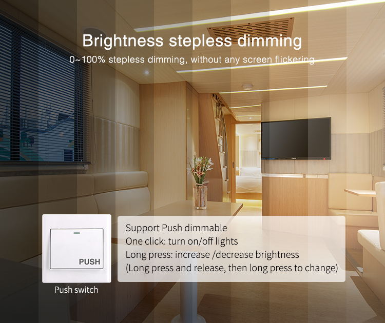 MI-LIGHT TRI-C1 RF triakový stmívač pro LED/ 230V / RF 2,4GHz /300W